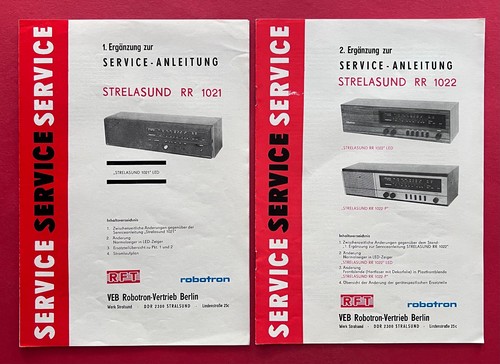 Ddr service anleitung - ddr,