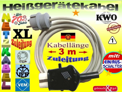HeißgerätekabelNetzkabelAnsc